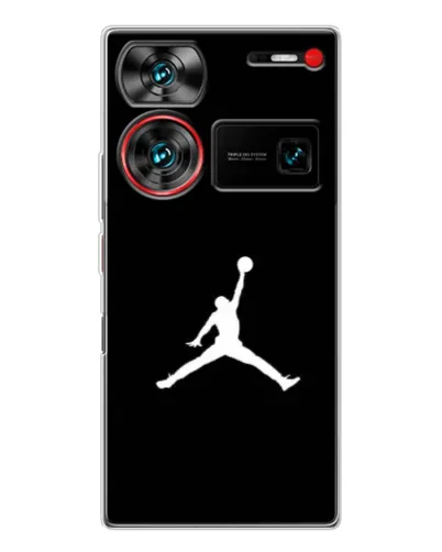 Чехол для ZTE Nubia Z60 Ultra с картинкой «Jordan Silhouette»