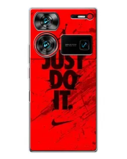 Чехол для ZTE Nubia Z60 Ultra с картинкой «Nike Just Do It»