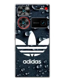 Чехол для ZTE Nubia Z60 Ultra с картинкой «Adidas Trefoil Blue»
