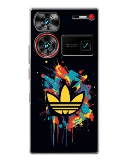 Чехол для ZTE Nubia Z60 Ultra с картинкой «Adidas Splash»