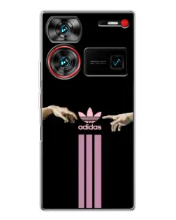 Чехол для ZTE Nubia Z60 Ultra с картинкой «Adidas Hands»
