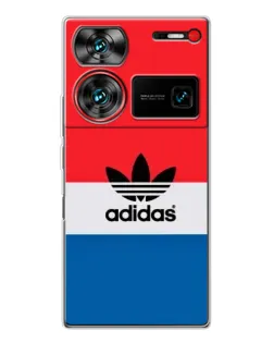 Чехол для ZTE Nubia Z60 Ultra с картинкой «Ретро блоки Adidas»