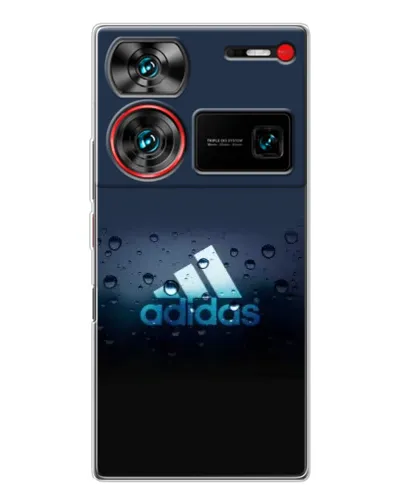 Чехол для ZTE Nubia Z60 Ultra с картинкой «Adidas Water Drops»