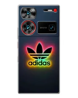Чехол для ZTE Nubia Z60 Ultra с картинкой «Неоновый Adidas»