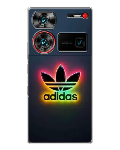 Чехол для ZTE Nubia Z60 Ultra с картинкой «Неоновый Adidas»