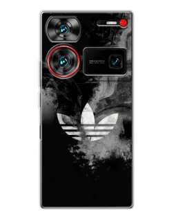 Чехол для ZTE Nubia Z60 Ultra с картинкой «Абстрактный дым Adidas»