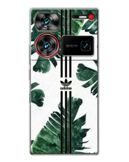 Чехол для ZTE Nubia Z60 Ultra с картинкой «Пальмовые листья адидас»