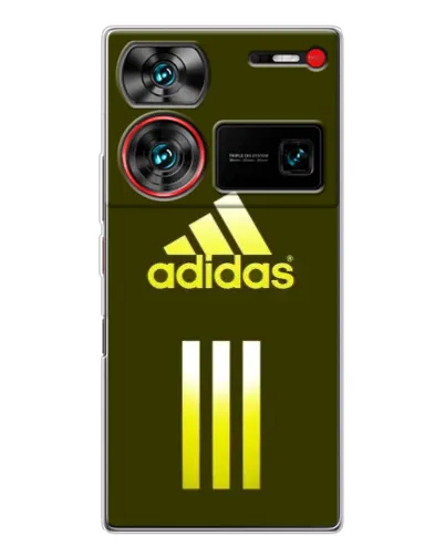 Чехол для ZTE Nubia Z60 Ultra с картинкой «Оливковый градиент Adidas»