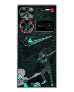 Чехол для ZTE Nubia Z60 Ultra с картинкой «Спортивный арт Nike»