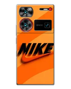 Чехол для ZTE Nubia Z60 Ultra с картинкой «Оранжевый драйв Nike»