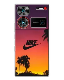 Чехол для ZTE Nubia Z60 Ultra с картинкой «Nike на закате солнца»