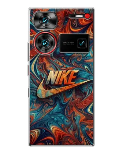 Чехол для ZTE Nubia Z60 Ultra с картинкой «Nike в абстракции»