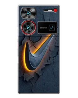 Чехол для ZTE Nubia Z60 Ultra с картинкой «Объемный логотип Найк»