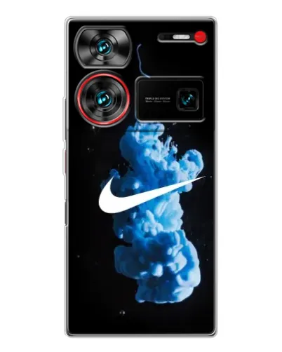 Чехол для ZTE Nubia Z60 Ultra с картинкой «Nike и синий дым»