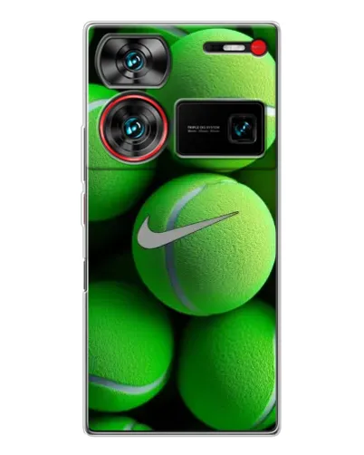 Чехол для ZTE Nubia Z60 Ultra с картинкой «Теннисные мячи Найк»