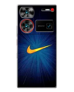 Чохол для ZTE Nubia Z60 Ultra з картинкою «Синій пульс Nike» Чохол для ZTE Nubia Z60 Ultra з картинкою «Синій пульс Nike»