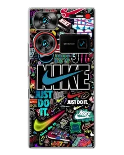 Чохол для ZTE Nubia Z60 Ultra з картинкою «Яскравий колаж Nike» Чохол для ZTE Nubia Z60 Ultra з картинкою «Яскравий колаж Nike»