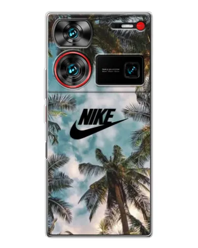 Чохол для ZTE Nubia Z60 Ultra з картинкою «Тропічний принт Nike» Чохол для ZTE Nubia Z60 Ultra з картинкою «Тропічний принт Nike»