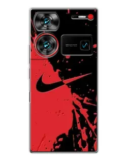 Чохол для ZTE Nubia Z60 Ultra з картинкою «Червоні бризки Nike» Чохол для ZTE Nubia Z60 Ultra з картинкою «Червоні бризки Nike»