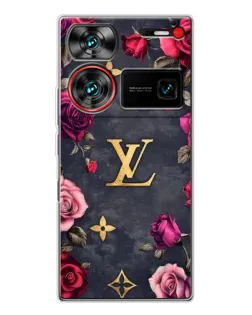 Чехол для ZTE Nubia Z60 Ultra с картинкой «Цветочный Louis Vuitton»