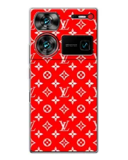 Чехол для ZTE Nubia Z60 Ultra с картинкой «Яркий паттерн LV»