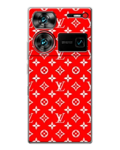 Чехол для ZTE Nubia Z60 Ultra с картинкой «Яркий паттерн LV»