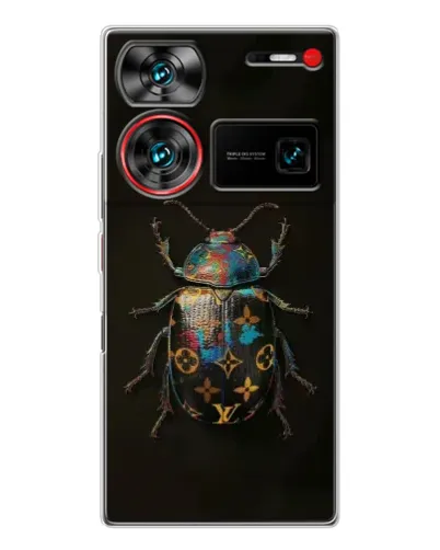 Чехол для ZTE Nubia Z60 Ultra с картинкой «LV — мраморный принт»