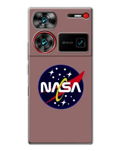 Чехол для ZTE Nubia Z60 Ultra с картинкой «NASA — ретро космос»