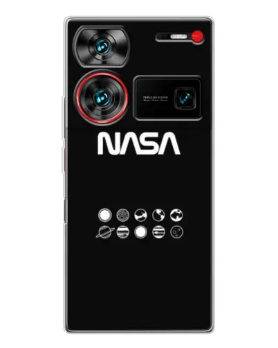 Чехол для ZTE Nubia Z60 Ultra с картинкой «NASA — технический принт»