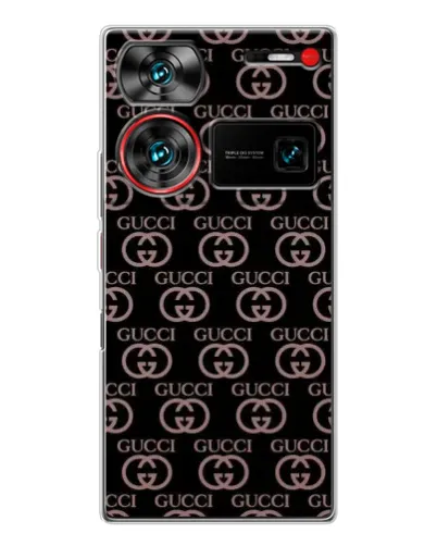 Чехол для ZTE Nubia Z60 Ultra с картинкой «Классическая монограмма Gucci»