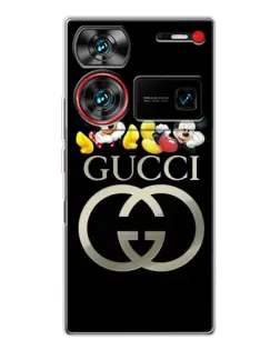 Чехол для ZTE Nubia Z60 Ultra с картинкой «Gucci — герои Disney»