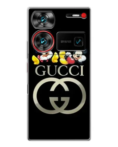 Чехол для ZTE Nubia Z60 Ultra с картинкой «Gucci — герои Disney»