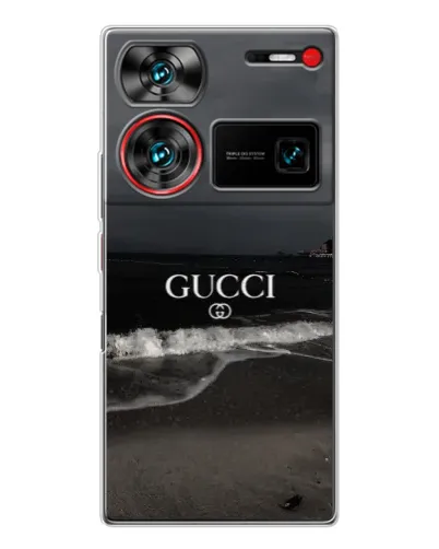 Чехол для ZTE Nubia Z60 Ultra с картинкой «Gucci — морской прибой»
