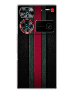 Чехол для ZTE Nubia Z60 Ultra с картинкой «Gucci — неоновая линия»