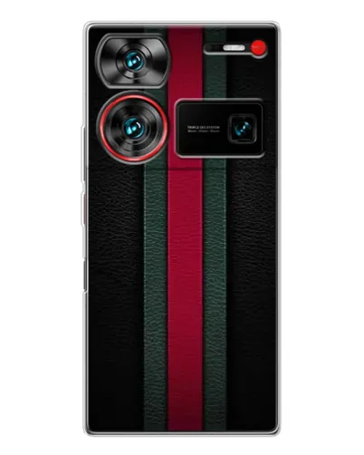 Чехол для ZTE Nubia Z60 Ultra с картинкой «Gucci — неоновая линия»