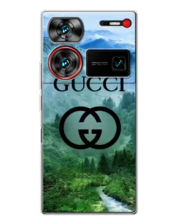 Чехол для ZTE Nubia Z60 Ultra с картинкой «Gucci — горный пейзаж»
