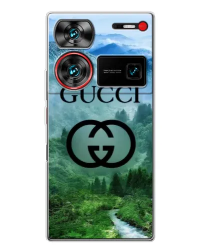 Чехол для ZTE Nubia Z60 Ultra с картинкой «Gucci — горный пейзаж»