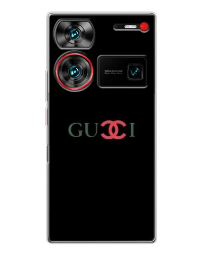 Чехол для ZTE Nubia Z60 Ultra с картинкой «Gucci — красный градиент»