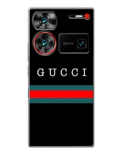 Чехол для ZTE Nubia Z60 Ultra с картинкой «Gucci — красный пояс»