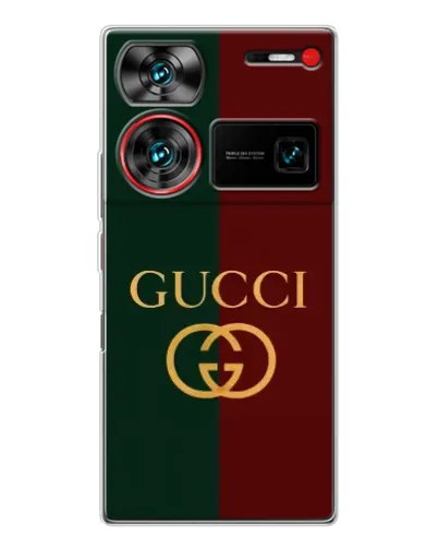 Чехол для ZTE Nubia Z60 Ultra с картинкой «Gucci — темно-зеленый градиент» Чехол для ZTE Nubia Z60 Ultra с картинкой «Gucci — темно-зеленый градиент»