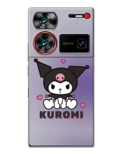 Чохол для ZTE Nubia Z60 Ultra з картинкою «Kuromi — фіолетовий арт»