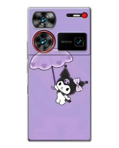 Чехол для ZTE Nubia Z60 Ultra с картинкой «Kuromi с зонтиком» Чехол для ZTE Nubia Z60 Ultra с картинкой «Kuromi с зонтиком»