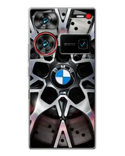 Чохол для ZTE Nubia Z60 Ultra з картинкою «BMW — деталь диска»