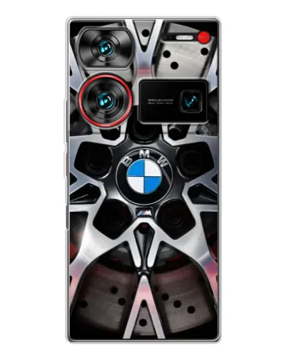 Чехол для ZTE Nubia Z60 Ultra с картинкой «BMW — деталь диска» Чехол для ZTE Nubia Z60 Ultra с картинкой «BMW — деталь диска»