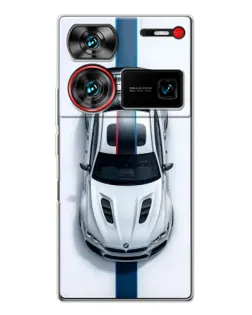 Чохол для ZTE Nubia Z60 Ultra з картинкою «Вид зверху — BMW M»