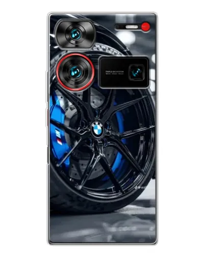 Чехол для ZTE Nubia Z60 Ultra с картинкой «Колесо BMW вблизи» Чехол для ZTE Nubia Z60 Ultra с картинкой «Колесо BMW вблизи»