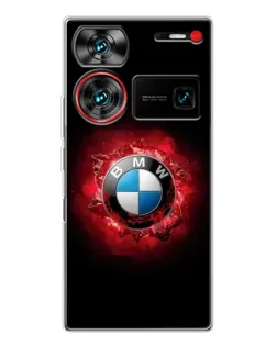 Чехол для ZTE Nubia Z60 Ultra с картинкой «Логотип BMW — вспышка»