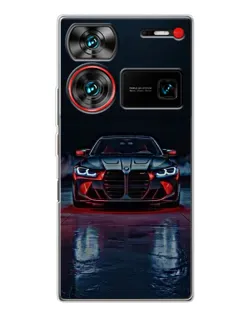 Чехол для ZTE Nubia Z60 Ultra с картинкой «BMW на мокрой дороге»