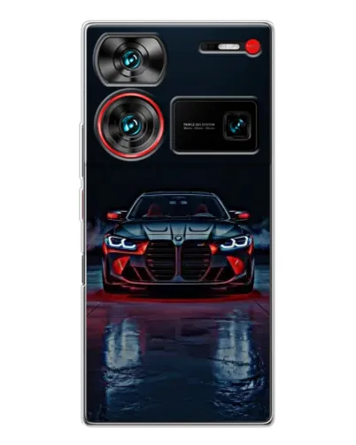 Чехол для ZTE Nubia Z60 Ultra с картинкой «BMW на мокрой дороге» Чехол для ZTE Nubia Z60 Ultra с картинкой «BMW на мокрой дороге»