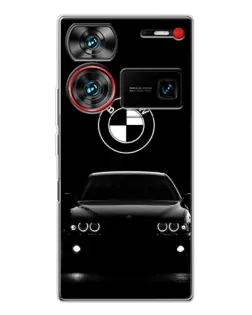 Чехол для ZTE Nubia Z60 Ultra с картинкой «BMW — взгляд из темноты»